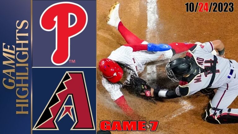 アリゾナ ダイヤモンドバックス vs フィリーズ フルゲーム 7 ALCS ハイライト (10/24.23) |  MLB ハイライト 2023