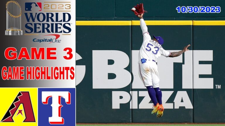 テキサス・レンジャーズ vs アリゾナ・ダイヤモンドバックス [World Series Game 3] ハイライト 2023 年 10 月 30 日 |MLB ポストシーズン 2023