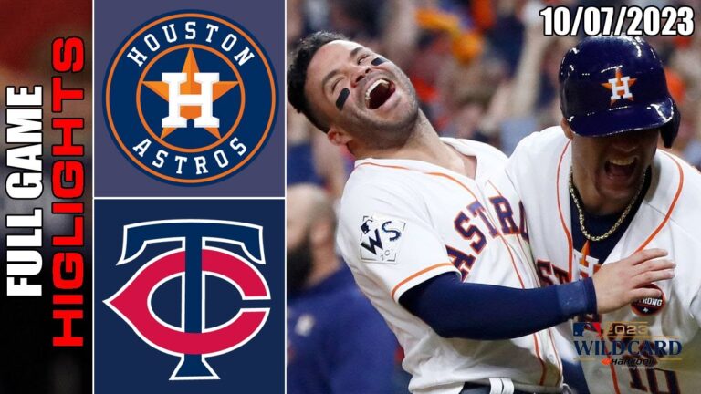 ヒューストン・アストロズ対ミネソタ・ツインズの全試合ハイライト  [TODAY] 2023 年 10 月 07 日 MLB - ワイルドカード 2023