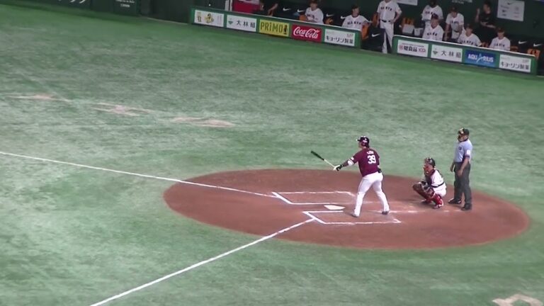 代打 伊藤裕季也 レフトスタンドへ中断へぶち込むホームラン【読売ジャイアンツ対 楽天イーグルス2023年6月16日】