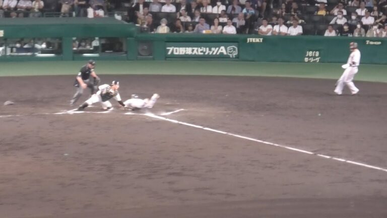 【阪神vs巨人】ジャイアンツ7回丸佳浩選手ホームラン、梶谷選手のフェルダースチョイスで逆転！