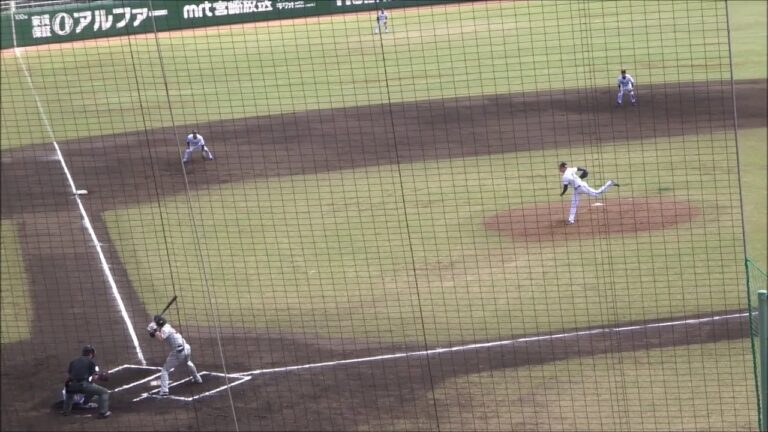 辻垣高良投手 vs 岡田悠希 →湯浅大 →中山礼都【巨人 vs オリックス・バファローズ、6回表（第20回みやざきフェニックス・リーグ）】