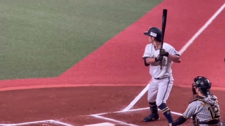 全ての福田周平さんファンに贈ります！！（打球切れてすみません。。🥺🥺）　#オリックス　#福田周平 #日本シリーズ  #bs2023