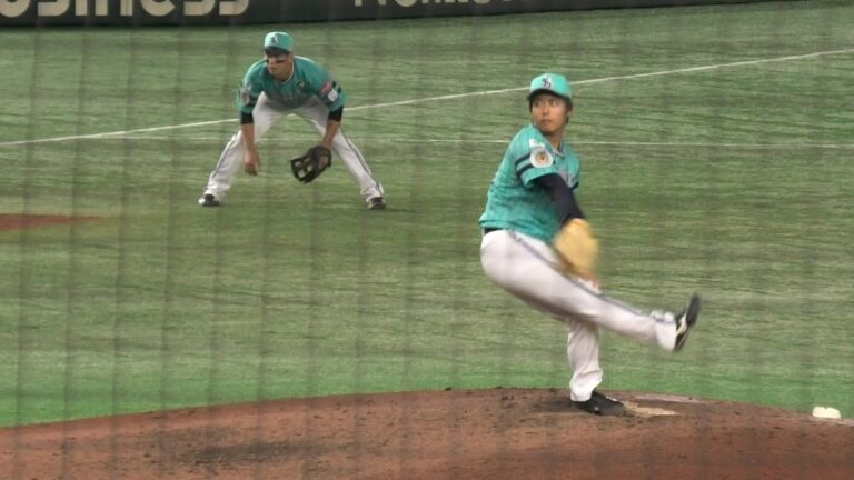 スロー映像)ホークス 田浦文丸 投球フォーム～2023.6.26 鷹の祭典 東京ドーム