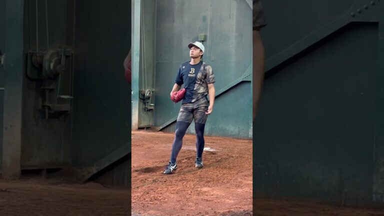 【オリックス】ブルペンで投球練習する #佐藤一磨 投手 【高知キャンプ】