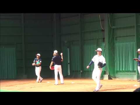 侍JAPAN（井端ジャパン）、吉村貢司郎・今井達也投手他1名のブルペンでの投球練習　～宮崎秋季キャンプ2023～　2023.11.07