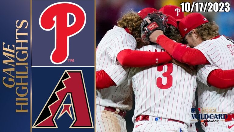 アリゾナ・ダイヤモンドバックス vs フィラデルフィア・フィリーズ 2 プレーオフ NLDS (10.17.2023) 試合 - ハイライト