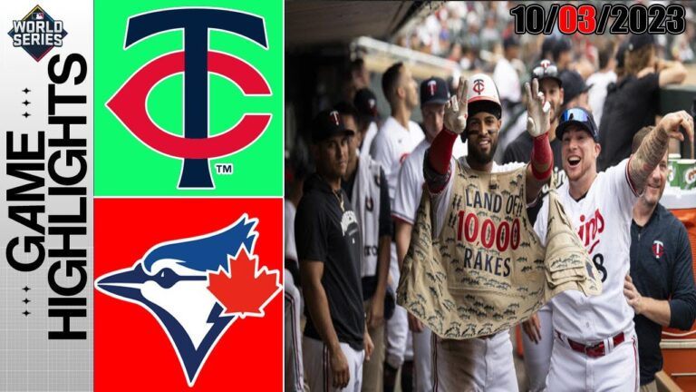 トロント・ブルージェイズ vs ミネソタ・ツインズのハイライト  [TODAY] 2023 年 10 月 3 日 MLB - ワイルドカード 2023
