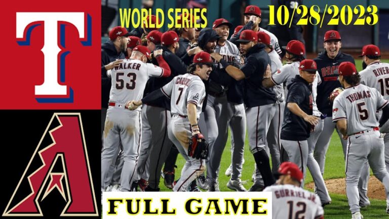 Dバックス対レンジャーズワールドシリーズ [FULL GAME 2] 2023 年 10 月 28 日 - MLB ハイライト |  MLB 2023