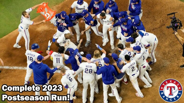 テキサス・レンジャーズ: 2023 年のポストシーズン完走!