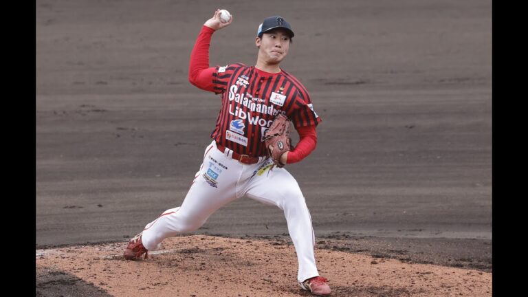 元広島カープ 山口翔 火の国サラマンダーズ　合同トライアウト