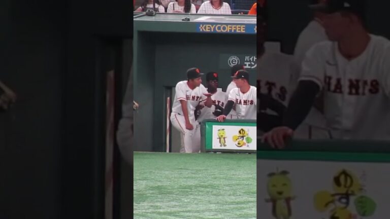 ティマや吉村優聖歩たちがベンチで東京ドーム初体験＜読売ジャイアンツ対 千葉ロッテマリーンズ2023年9月24日＞