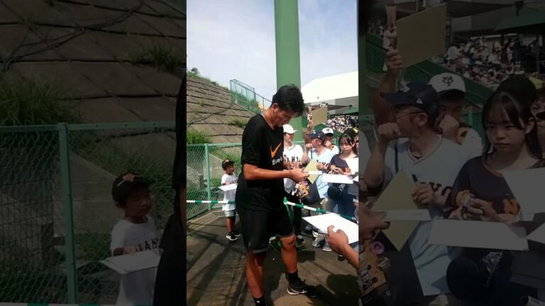 試合前にサインしてくれる優しい阿部ちゃん #巨人 #ジャイアンツ #阿部剣友
