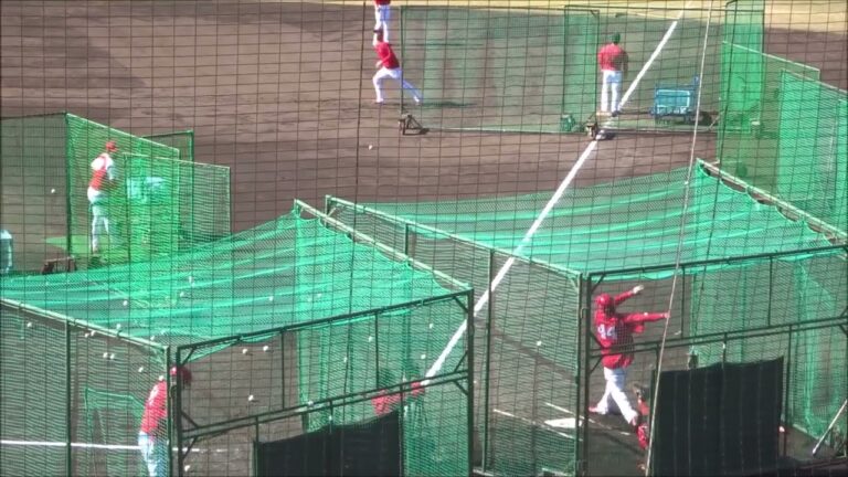 林晃汰、フリーバッティング（2023.11.21）/ 広島カープ日南秋季キャンプ2023・最終日