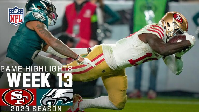 サンフランシスコ 49ers vs. フィラデルフィア イーグルス |  2023 第 13 週の試合ハイライト