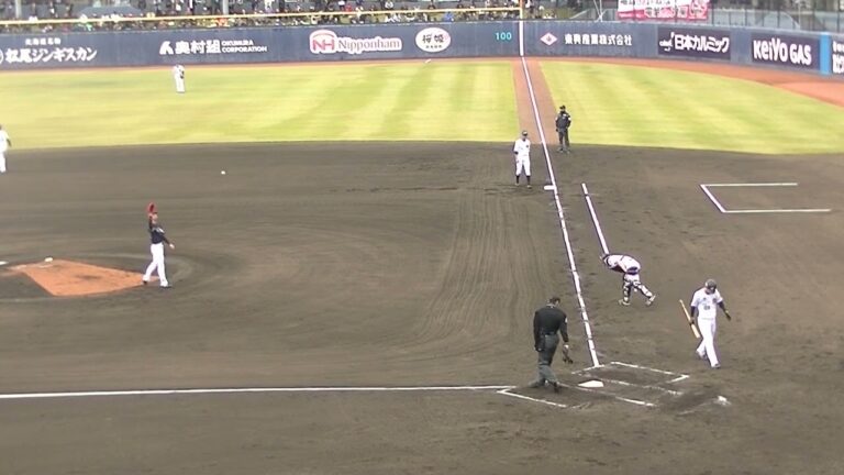 ロッテ速水将大〜ソフトバンク中道佑哉からライト前ヒット【プロ野球12球団合同トライアウト2023年11月15日】