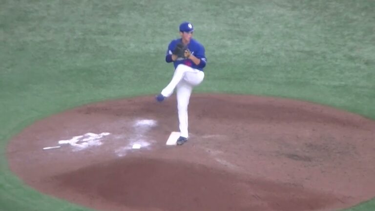岡野祐一郎の投球フォーム【読売ジャイアンツ対 中日ドラゴンズ 2023年7月28日】