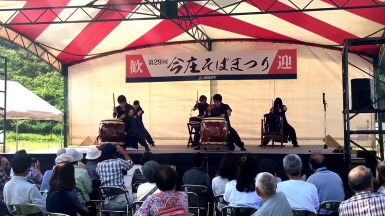 仁愛大学 和太鼓"仁" 「山川」今庄そば祭り 2016/5/22
