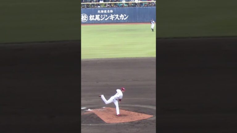 【トライアウト】イーグルス髙田萌生の投球フォーム＜2023年11月15日プロ野球 合同トライアウト＞