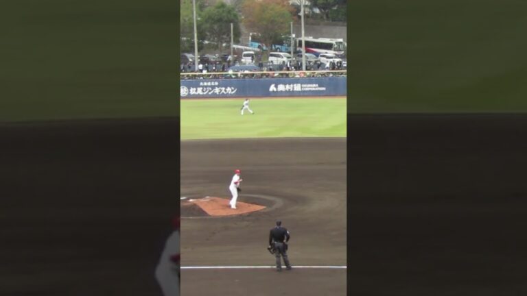 【トライアウト】広島 行木俊の投球フォーム＜2023年11月15日プロ野球 合同トライアウト＞