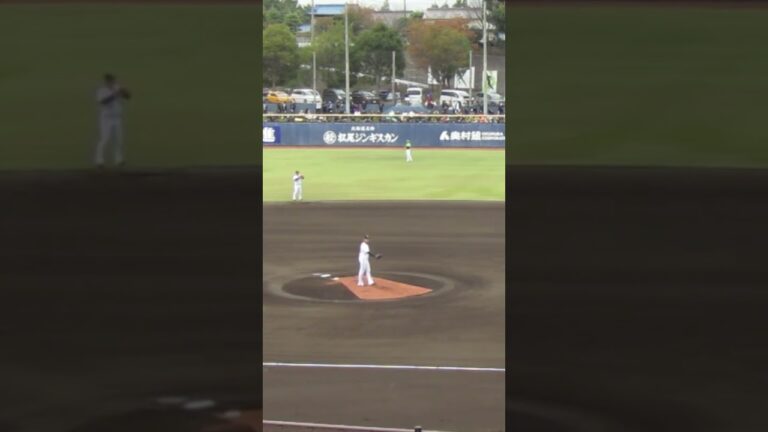 【トライアウト】バファローズ辻垣 高良の投球フォーム＜2023年11月15日プロ野球 合同トライアウト＞ #プロ野球