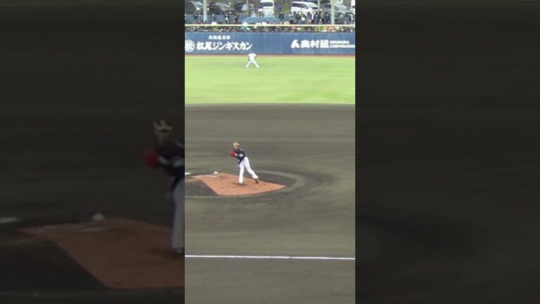 【トライアウト】ソフトバンク中道佑哉の投球フォーム＜2023年11月15日プロ野球 合同トライアウト＞