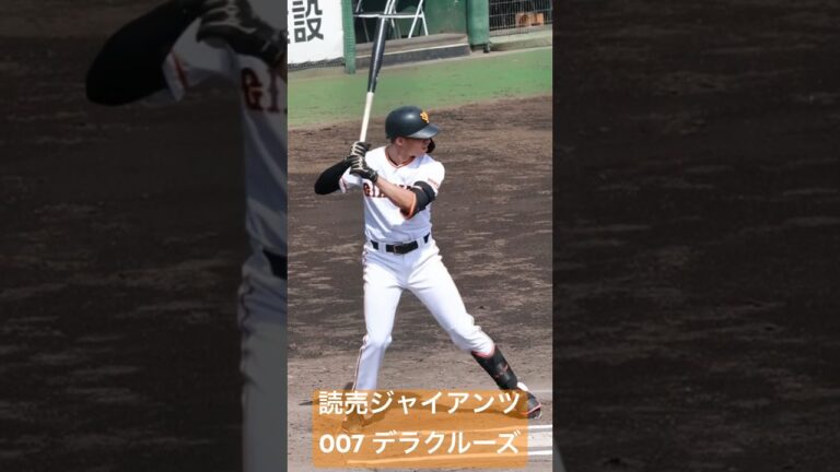 【デラクルーズ】打撃フォーム