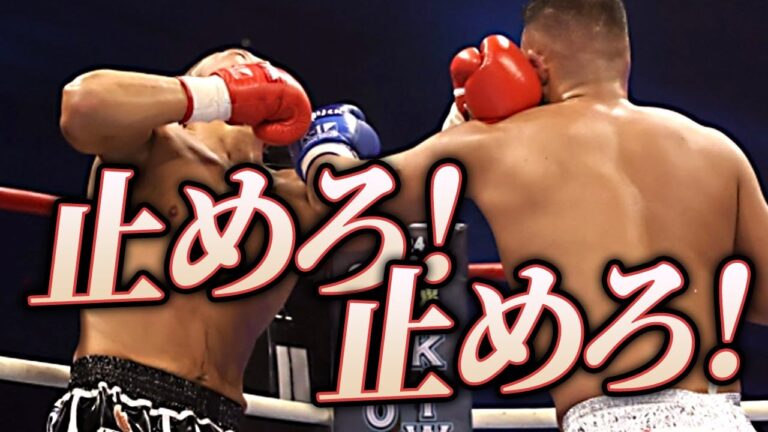 会場大爆発！衝撃のレフェリーストップで決着！倒し倒され返しの激闘試合！星龍之介vs山口翔大 / K-1クルーザー級 / 23.12.9「K-1 ReBIRTH2」