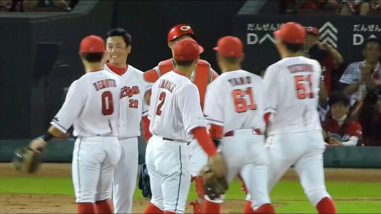 ついに栗林良吏が9回を！圧巻の3人斬りで締める広島カープ勝利の瞬間ハイライト(全球) 2023年7月23日