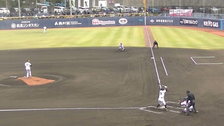 タイガース渡邉雄大〜居谷匠真をライトライナーに打ち取る【プロ野球12球団合同トライアウト2023年11月15日】
