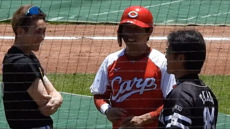 羽月隆太郎&周東佑京、この二人のツーショットは珍しい！広島カープvsソフトバンクホークス