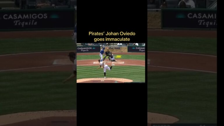 Unbelievable! Pirates' Johan Oviedo Throws Immaculate Inning! #shorts #highlights