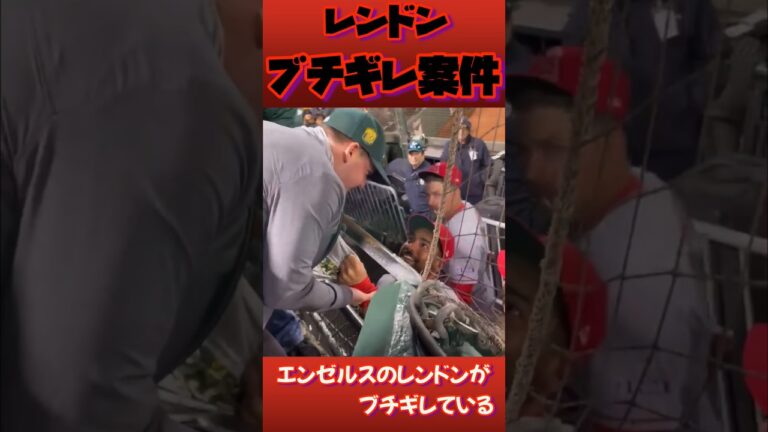 レンドンがキレて観客の胸ぐら掴む  MLB開幕戦 23.03.31