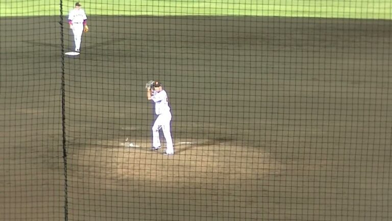 元 ベイスターズ三上朋也のジャイアンツで投げる姿（イースタンリーグ・横浜DeNAベイスターズ 対 ジャイアンツ戦2023年8月26日）