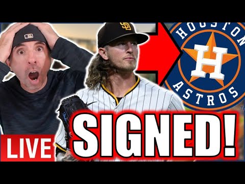 ジョシュ・ヘイダーがヒューストン・アストロズと契約！  🔴 ライブリアクション #MLB