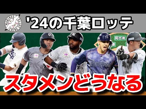 【12球団1の予想難易度】2024年の千葉ロッテスタメン予想！！！【ポランコ残留】【ソト獲得】【上田希由翔入団】【藤岡裕大・中村奨吾コンバート】