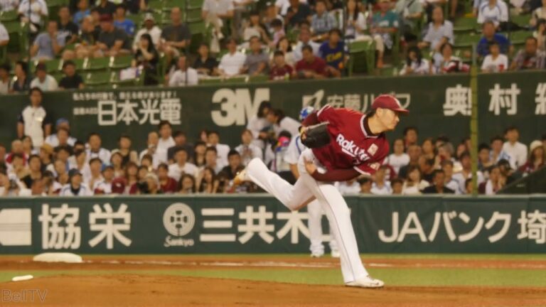 東北楽天ゴールデンイーグルス 塩見貴洋 投球フォーム（スローモーション）