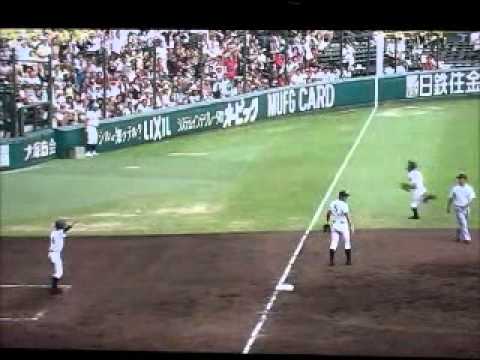 九国三好サード強襲二塁打