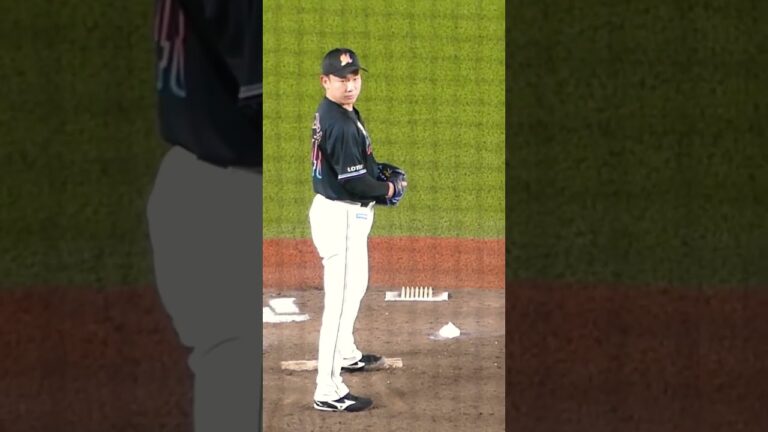 千葉ロッテ　中村稔弥　投球フォーム