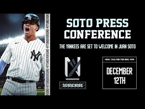 フアン・ソト記者会見 - ニューヨーク・ヤンキース