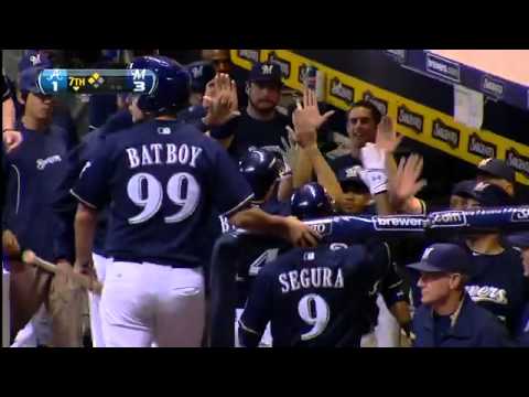 9/10/2012 絶好調！青木左中間タイムリーツーベース！