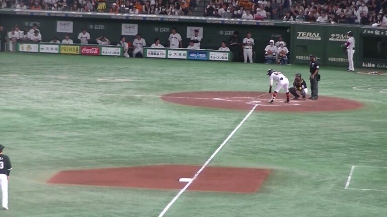逆方向に素晴らしい当たり菊田拡和 右中間へタイムリー二塁打〜読売ジャイアンツ対 千葉ロッテマリーンズ2023年9月24日2軍 東京ドーム