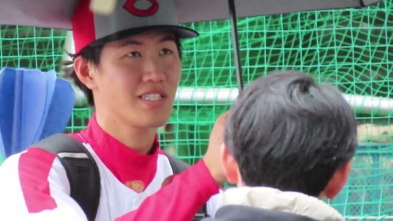広島カープ新戦力70番日高暖己投手 キャンプ初日ブルペン入り⚾2024.2.1