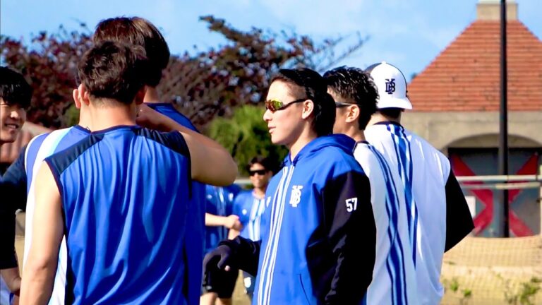 カチューシャしてオシャンティーな、東妻くん 横浜DeNAベイスターズ 2024/2/2