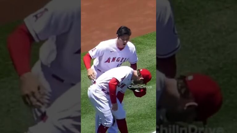 大谷翔平 選手 足を踏まれて… #大谷翔平 #shoheiohtani #angels #mlb #shorts #エンゼルス