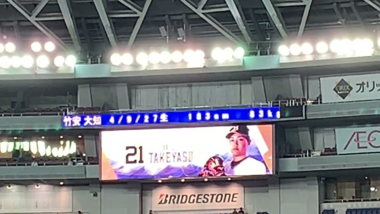 2019/6/12 オリックス【竹安大知】
