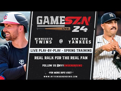 GameSZN Live: ミネソタ・ツインズ @ ニューヨーク・ヤンキース - SPRING TRAINING -