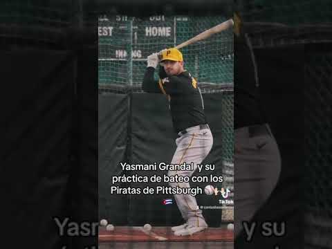YASMANI GRANDAL ENTRENANDO CON LOS PIRATAS DE PITTSBURGH #beisbol