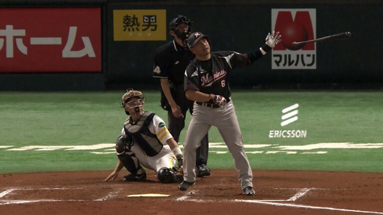 【プロ野球パ】打った瞬間確信「どやっ！」 井口が2打席連続となる第3号HR 2015/05/04 H-M