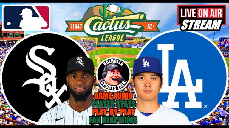 ロサンゼルス・ドジャース VS シカゴ・ホワイトソックス MLB ⚾ ライブ 🟢 スプリングトレーニング カクタス・リーグ 観戦パーティー